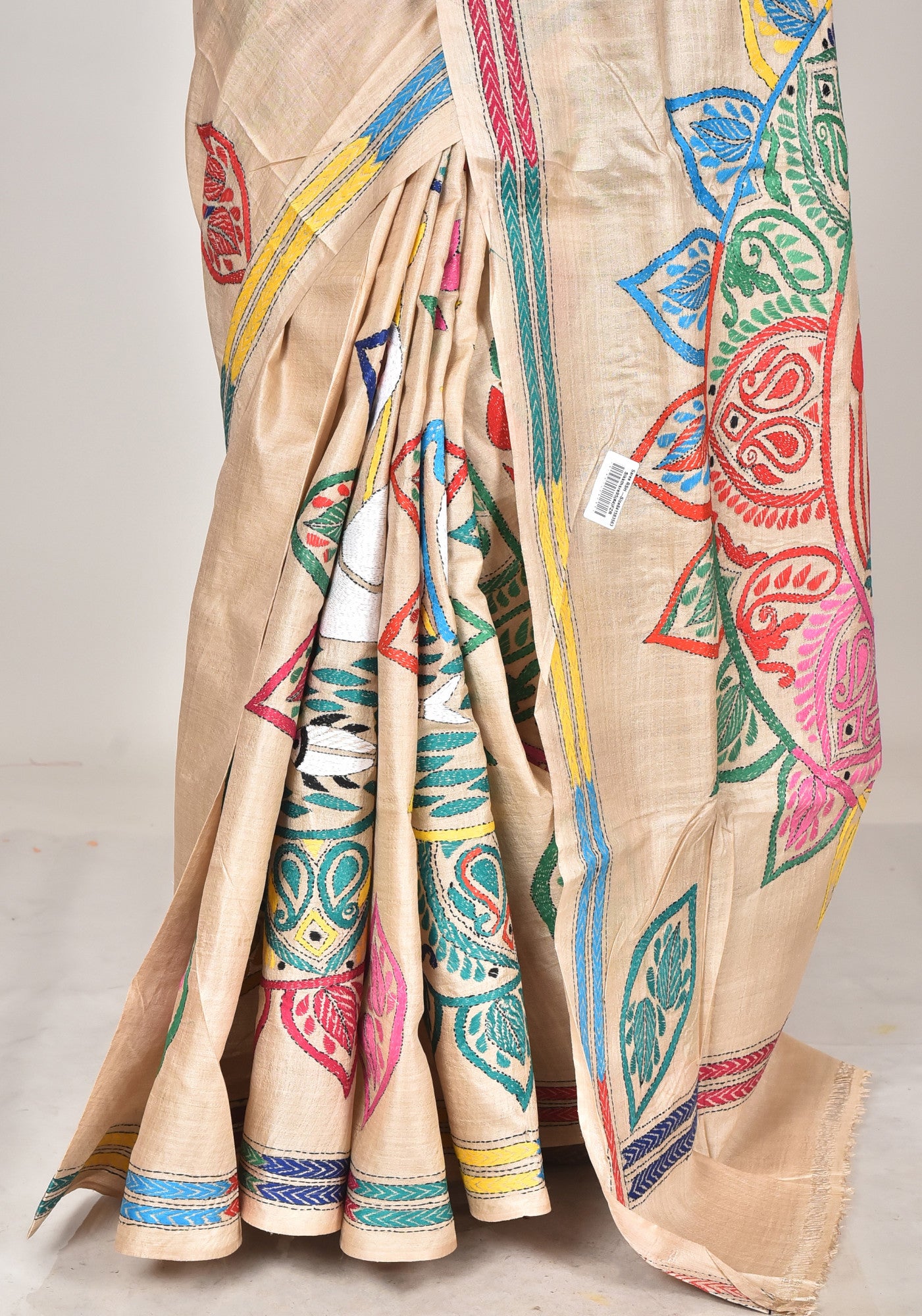 GACHI SILK KANTHA SAREE Thumbnail