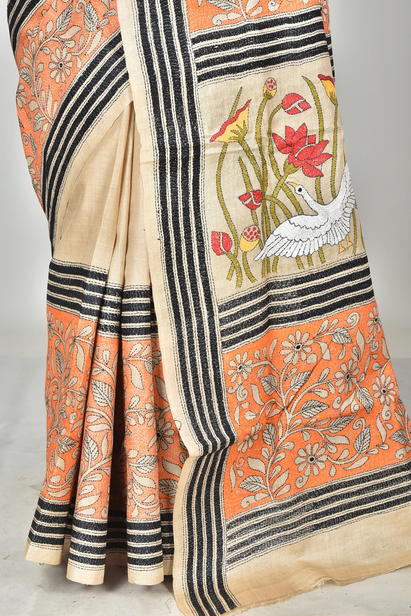 GACHI SILK KANTHA SAREE Thumbnail