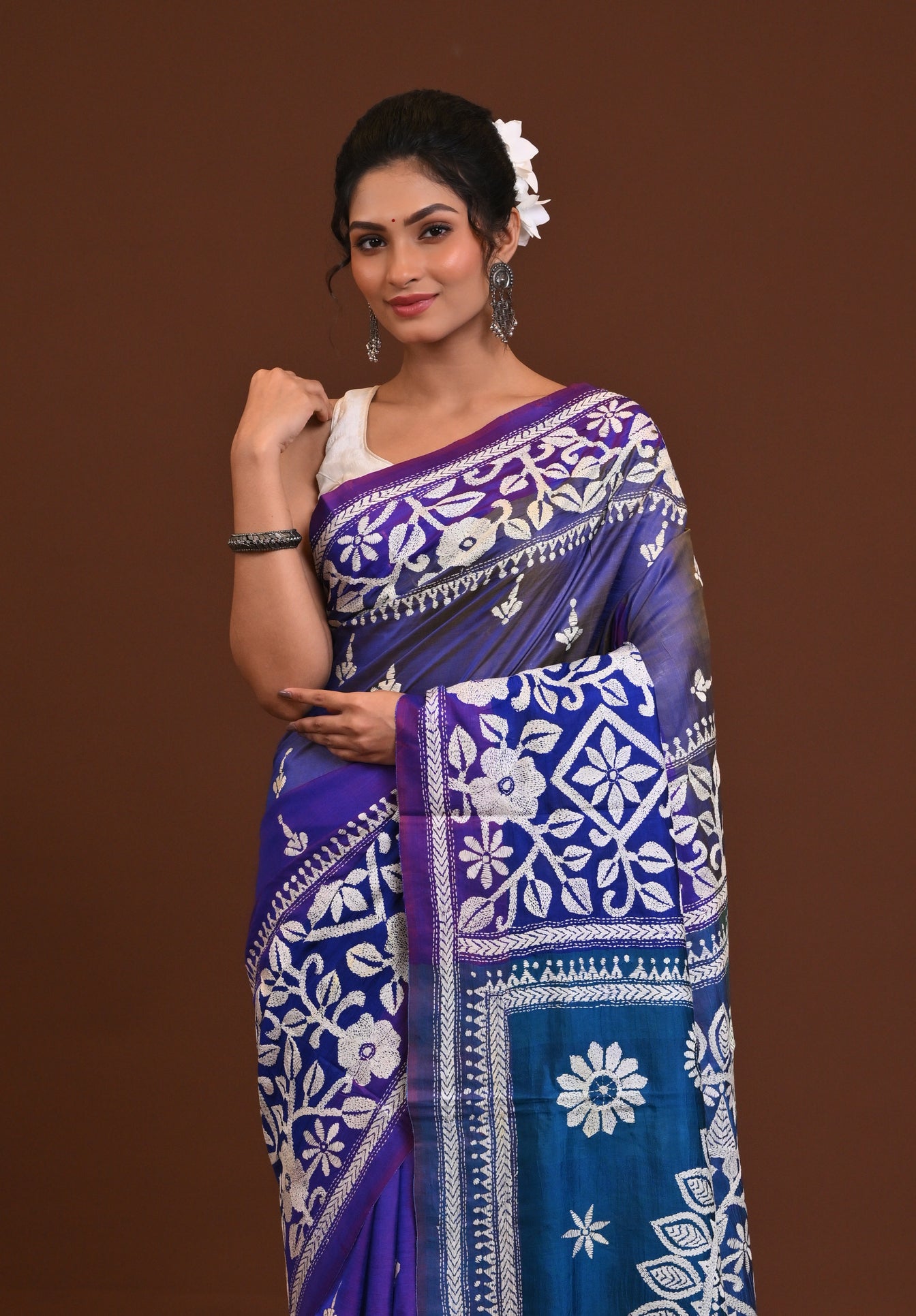 Gachi Silk Kantha Saree