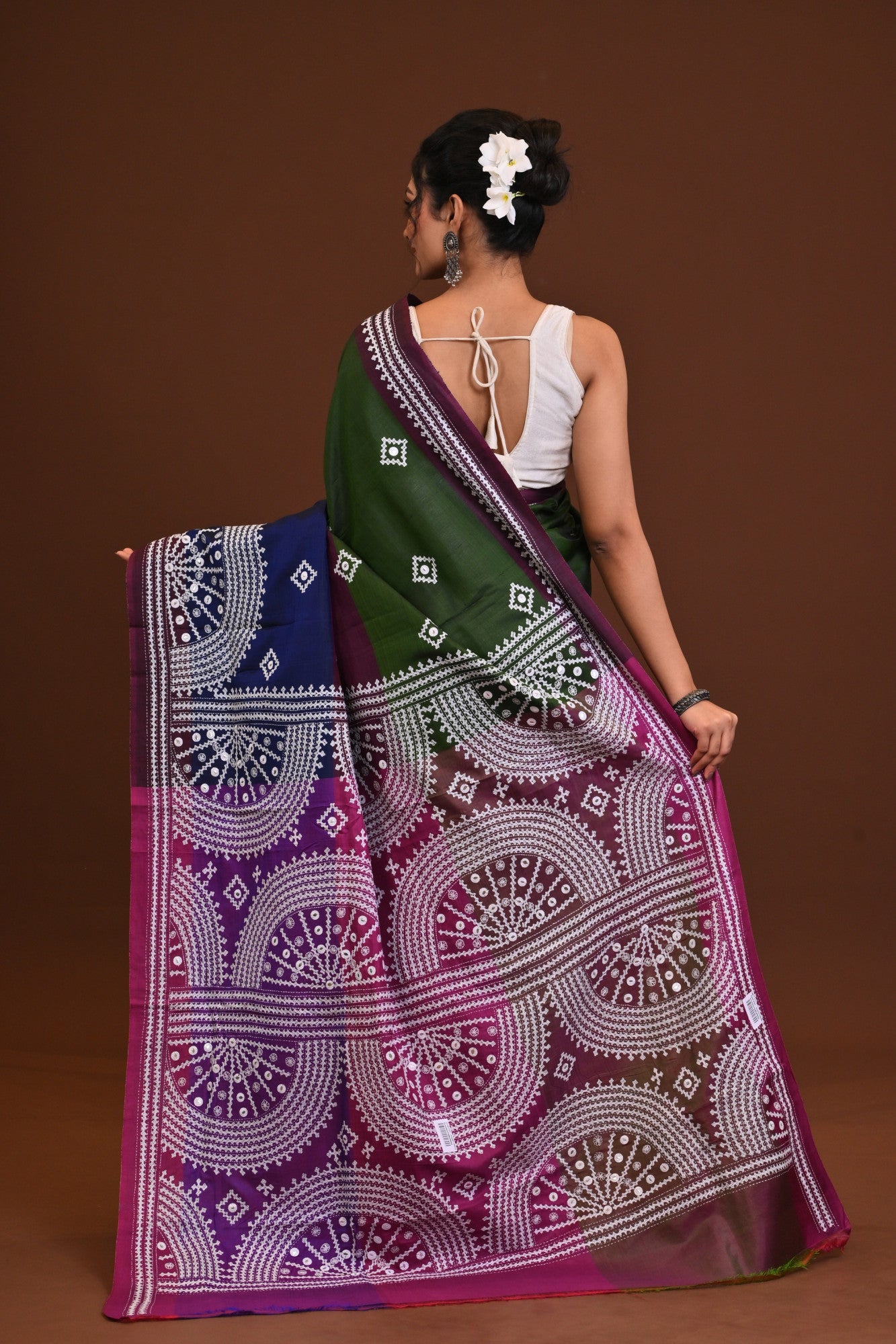 Gachi Silk Kantha Saree Thumbnail