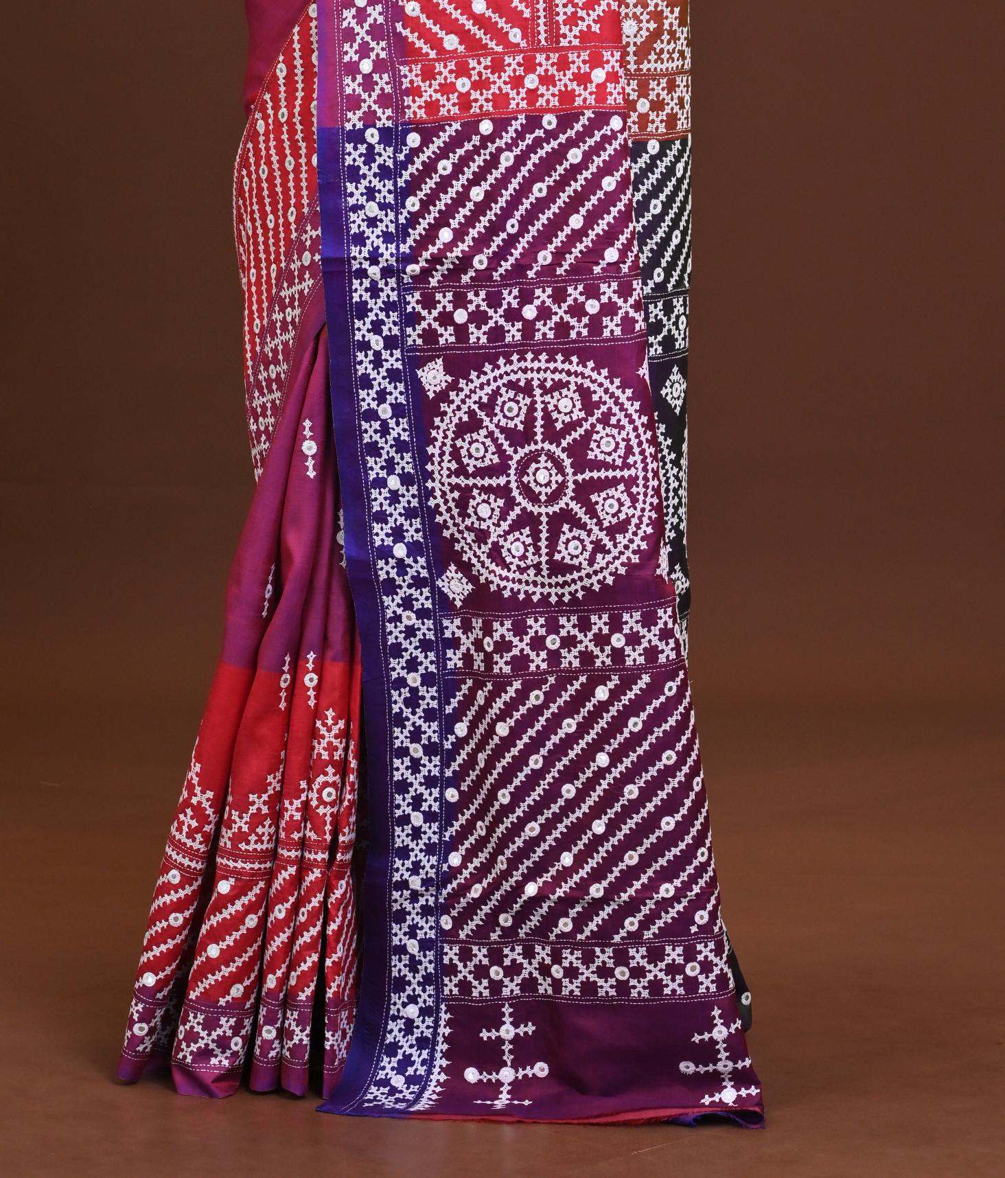 Gachi Silk Kantha Saree