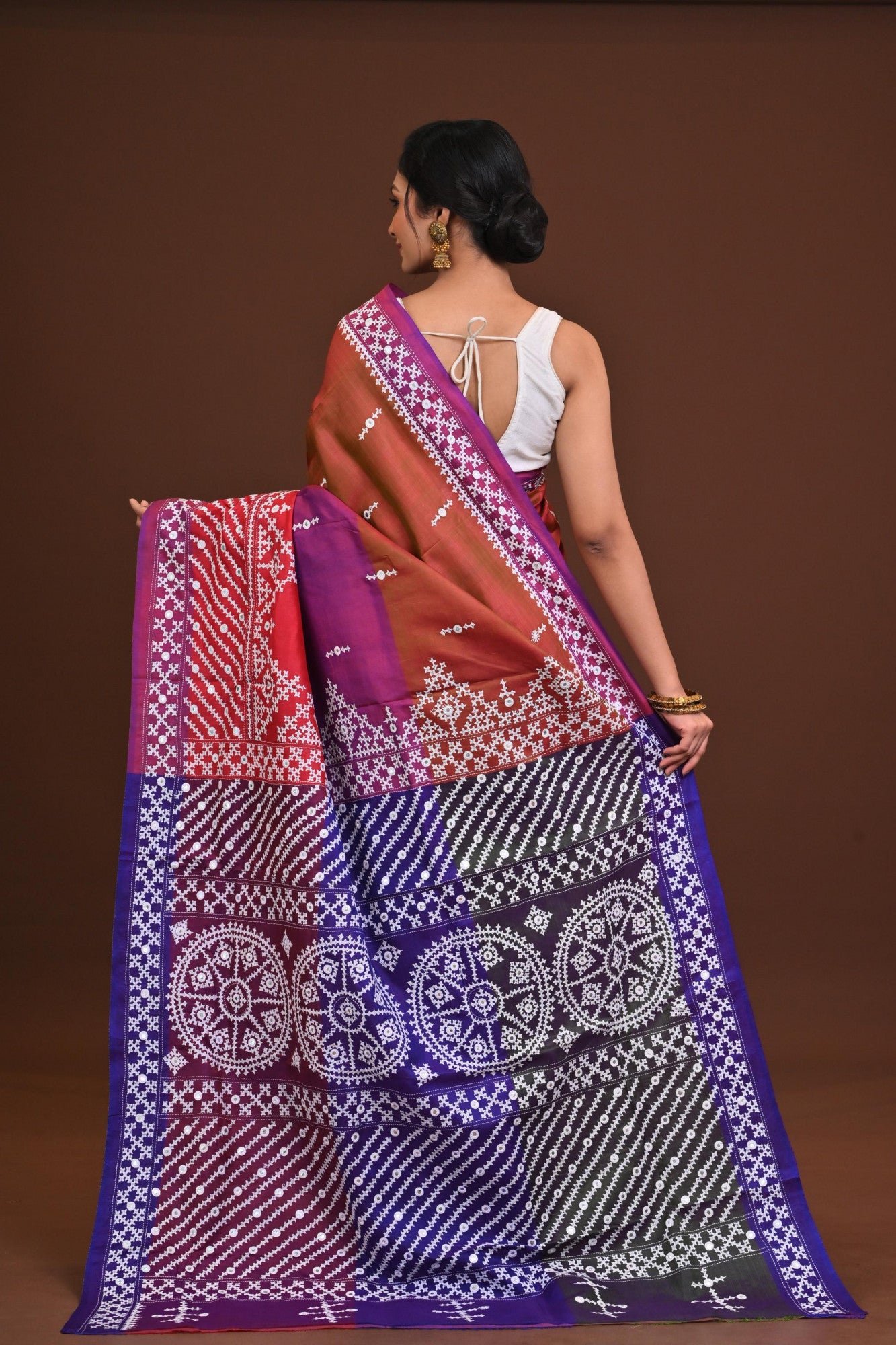 Gachi Silk Kantha Saree Thumbnail