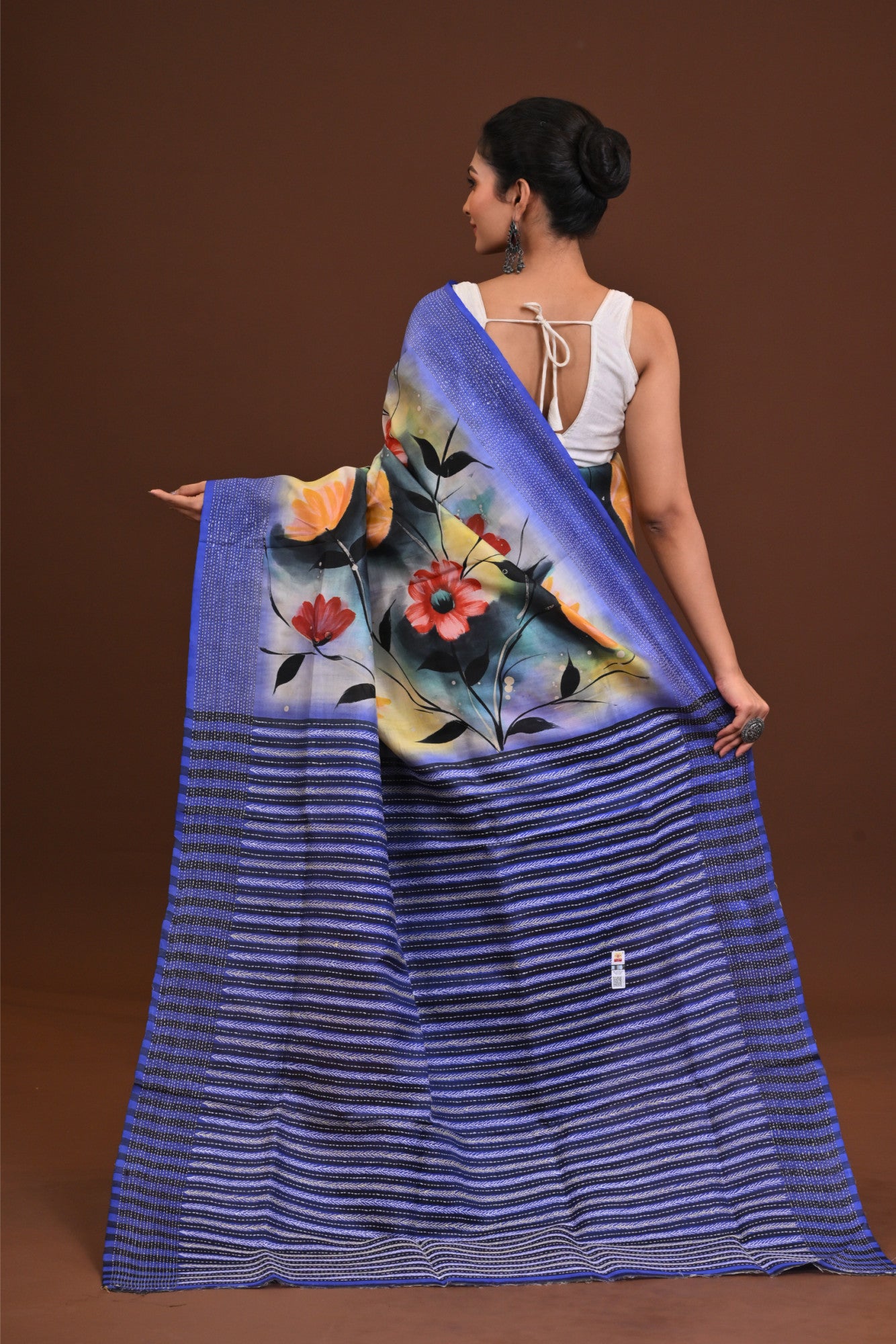 Jalchuri Silk Katha Saree Thumbnail