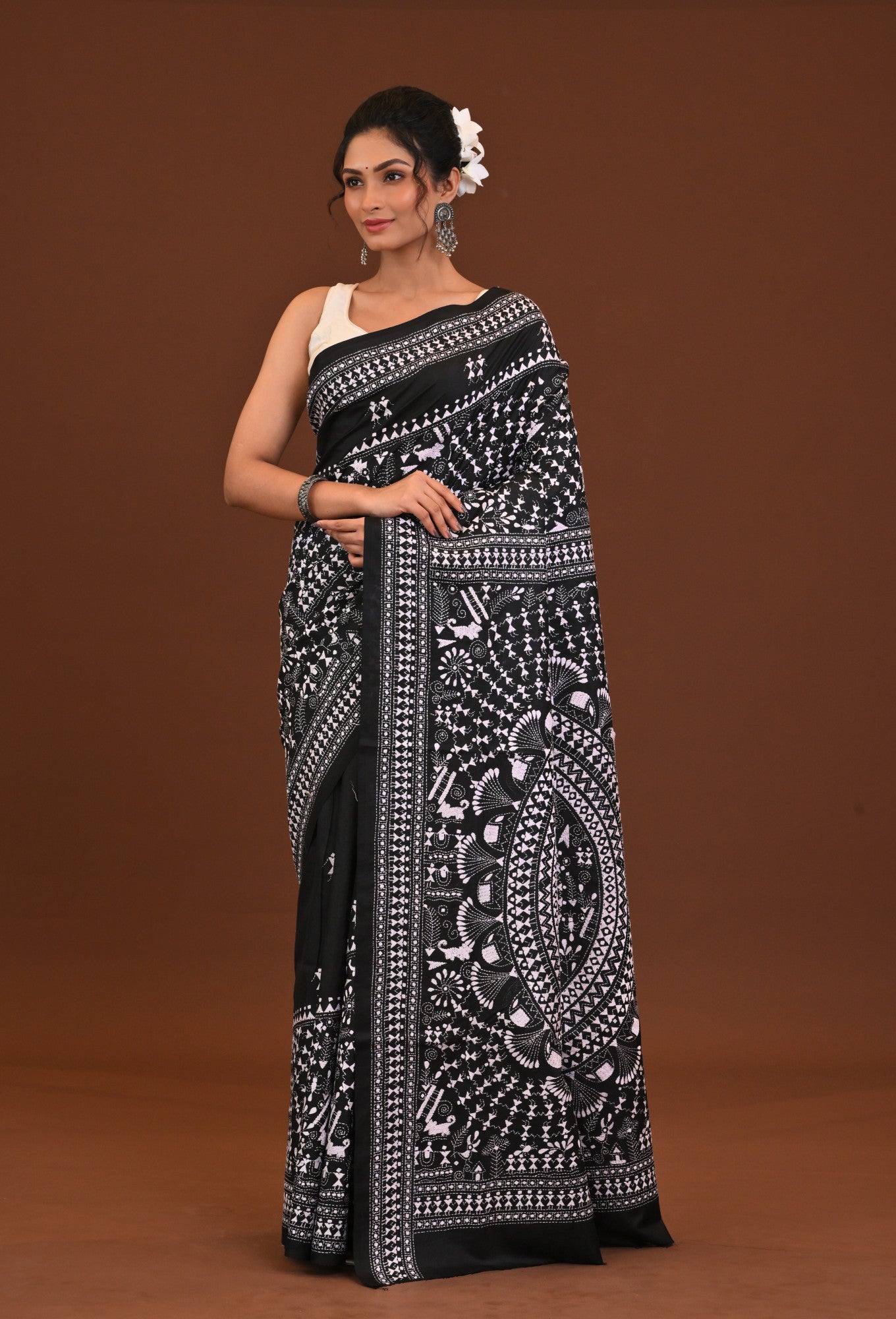 GACHI SILK KANTHA SAREE