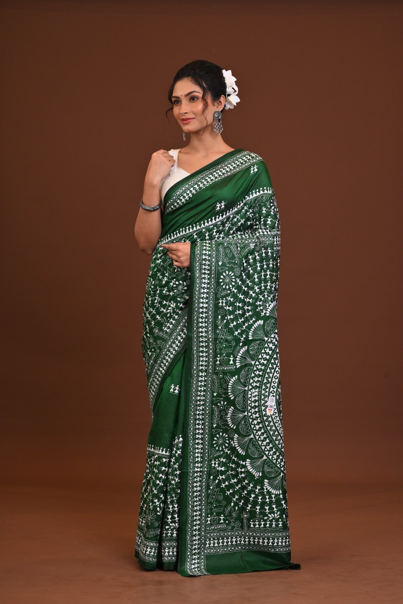 Pure Silk Kantha Saree Thumbnail