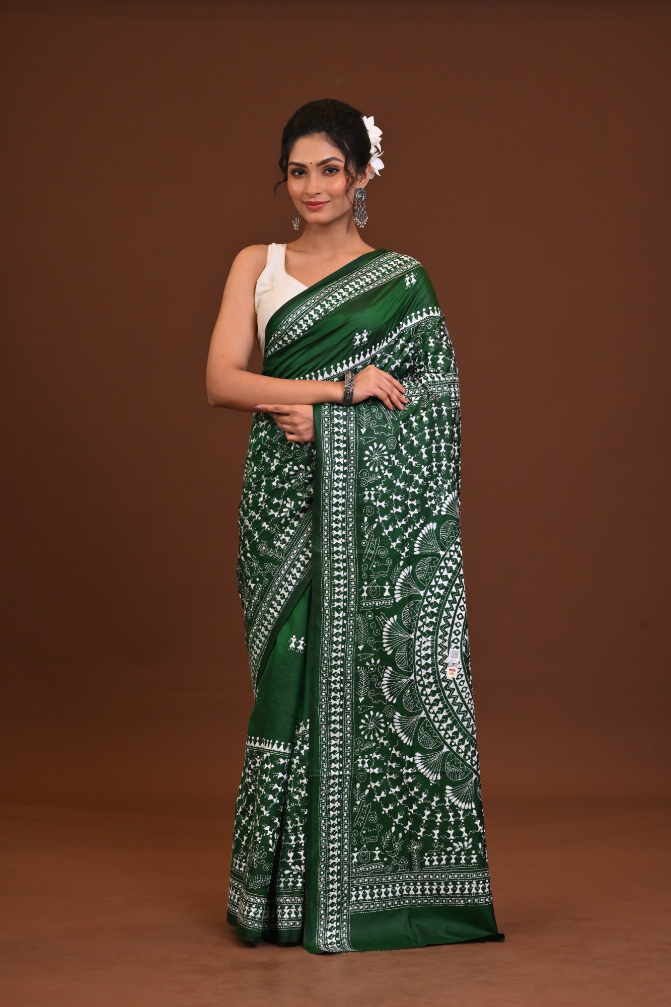 Pure Silk Kantha Saree Thumbnail
