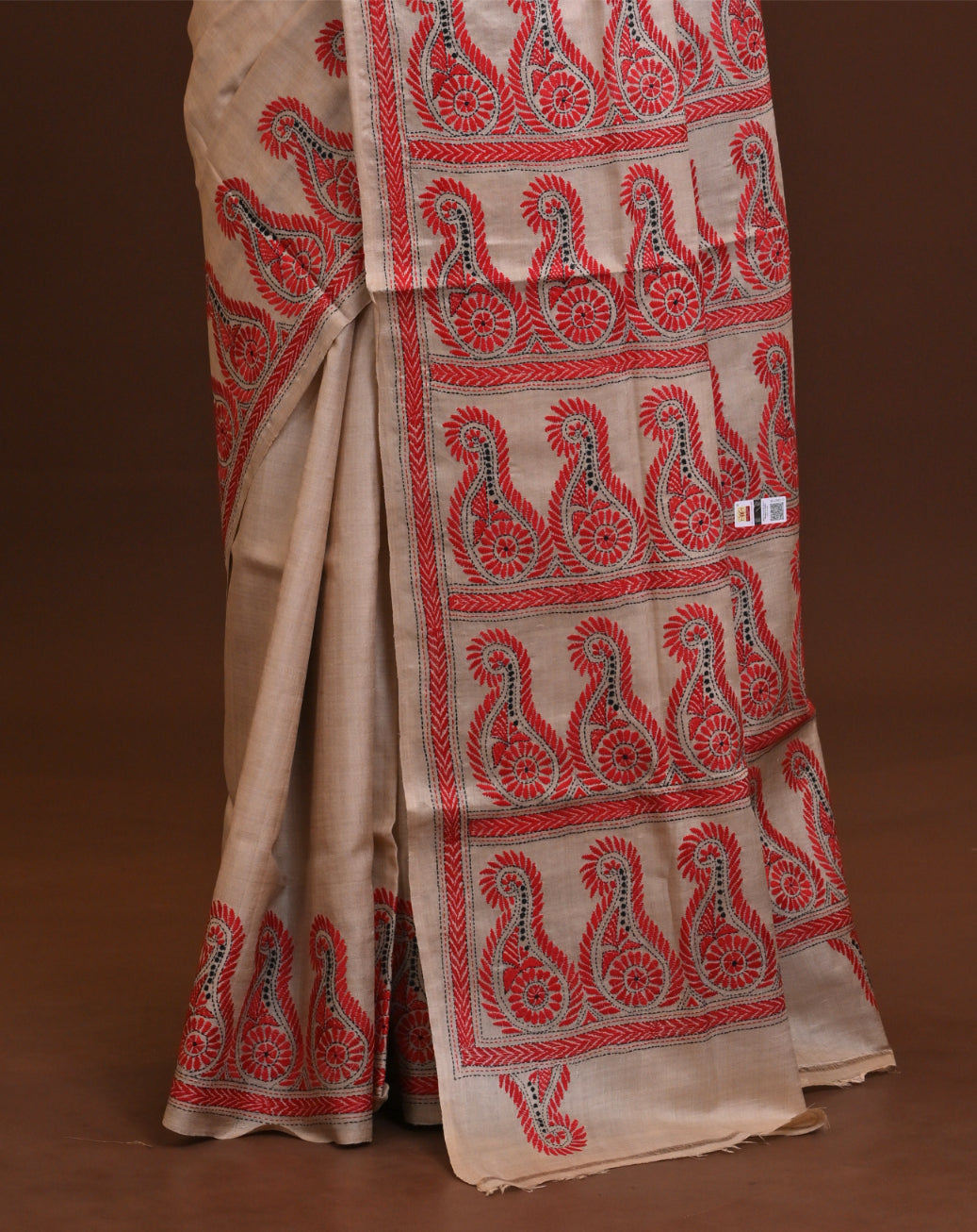 Pure Silk Kantha Saree Thumbnail