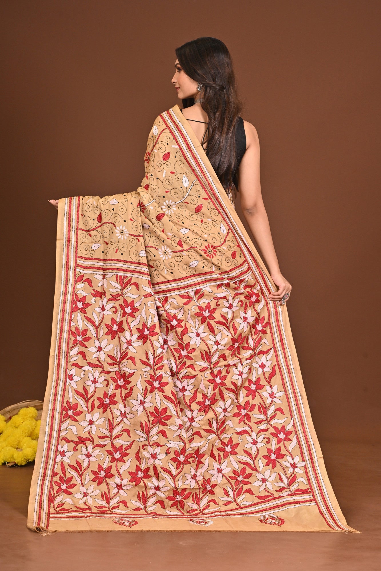 RATNAPRIYA BLENDED SILK KANTHA SAREE Thumbnail